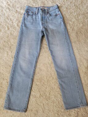 Levi's Wedgie Straight Jeans Light Blue 'Space to Think' | 23